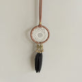 Creative feather car pendant safety car